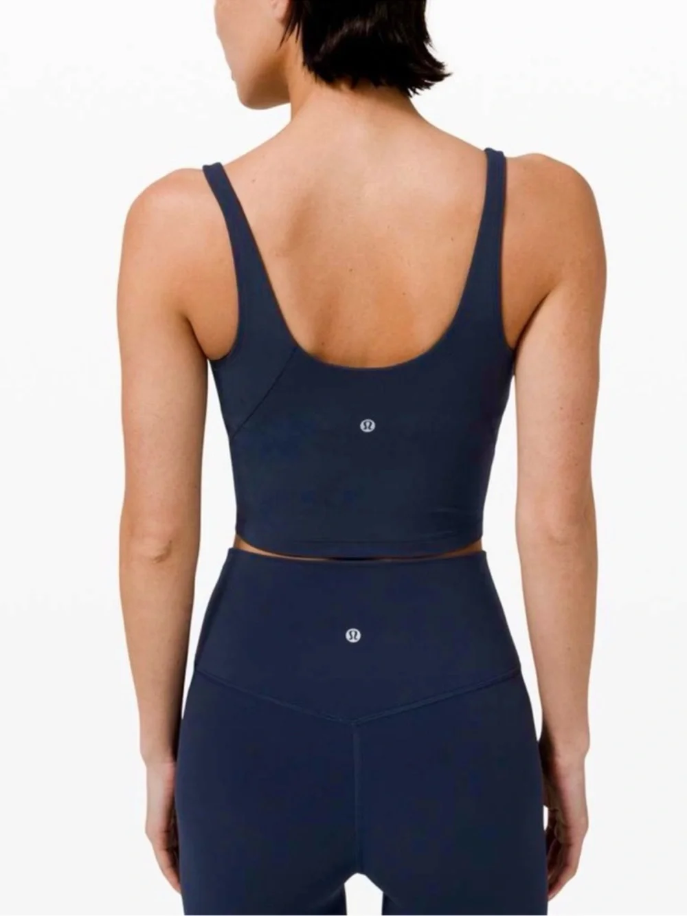 lululemon athletica Align Tank Top True Navy V‑Neck Crop Tank - Picture 2 of 10